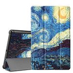 Fintie SlimShell Case for Samsung Galaxy Tab A 10.1 2019 Model SM-T510/T515/T517, Ultra Thin Lightweight Stand Cover, Starry Night