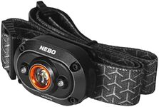 NEBO MYCRO Head Torch - Rechargeable Headlamp & Cap Light for Runners - Headlight with Strap for Outdoor Activities, Running & Sports, Water Resistant - 400 Lumen