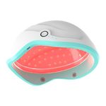 LaseLocks Laser Helmet for Hair Loss, 650nm Red Light Laser Stimulates Hair Follicle Growth, FDA Cleared Hair Growth Cap Treatments Restore Hair Thickness, Alopecia, Rechargeable