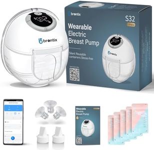 BRONTIX S32 Electric Breast feeding pump | breast pump for feeding mothers | Milk pump for breastfeeding | feeding pump breastfeeding | breast milk pump | Electric pump | breastfeeding pump electric | electric breast pump automatic | electric breast pump hands free | wearable breast pump electrical