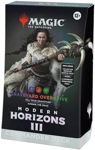 Magic: The Gathering Modern Horizons 3 Commander Deck - Graveyard Overdrive (100-Card Deck, 2-Card Collector Booster Sample Pack + Accessories)