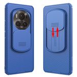 teroxa Honor Magic 6 Pro Case with Camera Cover, Corners Airbag Shockproof Protective Slide Cover Lens Protection Case Magic6 Pro (Blue)