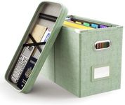 Oterri File Organizer Box with Lid,