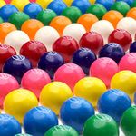 Gumballs for Gumball Machine - 1 Inch Large Gumballs - 15 Lb Large Gumballs Bulk Box - 850 Pcs Gumball Machine Refills - Bulk Gum Ball for Kids - Assorted Gum Refill