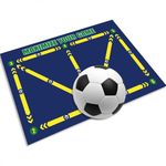 Football Mat,Training Control Football Training Accessories,Gym Mat Football Mat,Football Step Training Mat Nonslip Football Mat,Football Training Mat Skills For Large Football Training (Yellow)