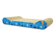 Foodie Puppies Couch Cat Scratcher with Catnip | Corrugated Scratcher Cardboard for Indoor Cats, Kitten for Furniture Protection, Durable Texture Design (Couch Scratcher)