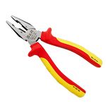 S&R VDE - Combination Insulated Pliers 180mm 1000V Universal Pliers, VDE Tested Series Engineers Pliers 1000V