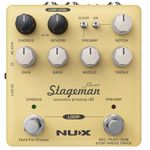 NUX Stageman Floor Acoustic Preamp/DI Pedal with Chorus, Reverb,Freeze and 60 seconds Loop for Acoustic Guitar,Violin,Mandolin,Banjo