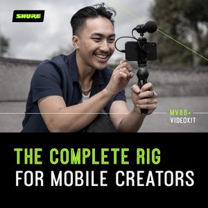 Shure MV88+ Video Kit – Portable Digital Microphone for Video Recording