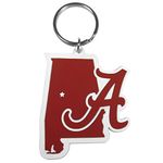 Siskiyou unisex-adult NCAA Alabama Crimson Tide Home State Flexi Key Chain, Red