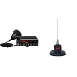 Cobra 29LX Professional CB Radio + K40 Model K-30 35" Magnet Mount Stainless Steel CB Antenna