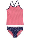OshKosh B'Gosh Girls' Two-Piece Swimwear, Stars and Stripes, 8