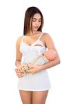 O' Womaniyah! Women's Maternity Breastfeeding Clip Down Nursing Camisole/Nursing Tank Top Nursing Sleepwear. (XX-Large, White)