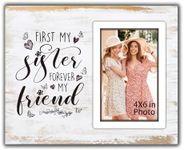 Sister Picture Frame, Best Friend Picture Frame,Sister Gifts From Sisters, Birthday Gifts For Sister Cousins,Friends Forever Frame Birthday Christmas Graduation Gifts For Bbf Bestie Friendship