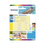 Bestway Heavy Duty Repair Patch, Swimming Pool Patch Repair Kit, Pool Puncture Repair Patch, 10 Patches, Multicolor,62068