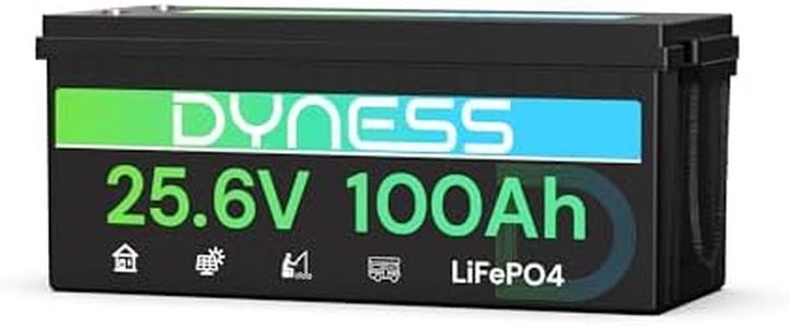 Dyness 24V 100Ah LiFePO4 Lithium Batterie mit Integriertem 100A BMS und Tieftemperaturschutz, ideal für 24V Trolling-Motoren(Bassboote), Wohnmobile und netzunabhängige Anwendungen