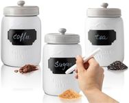 Mason Jar Ceramic Canister Set for 