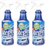Clean-X REPEL Glass & Surface Cleaner 32 fl. oz. - Cleans & Repels water spots and dirt on glass, mirror, tile and multi surface by UNELKO (3)