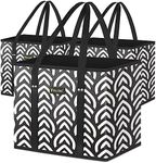 BALEINE 3Pk Reusable Grocery Bags, 