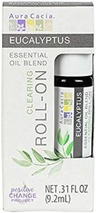 Aura Cacia Eucalyptus Roll-On | GC/MS Tested for Purity | 9.2 ml (0.31 fl. oz.)