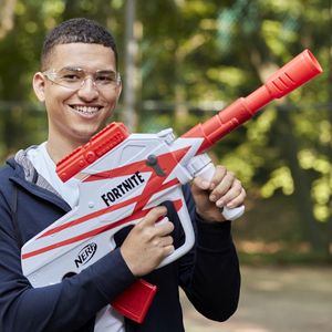 Nerf Fortnite B-AR Motorised Dart Blaster – 10-Dart, Converge Wrap