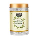 Organic Habits 100% Pure Plant-Based Bhimseni Camphor Kapoor 250g | Suitable for Pooja, Meditation, Religious Rituals, Air Freshener | Natural Kapur, Diffuser Karpura, Aromatic Karpooram (Pack of 1)