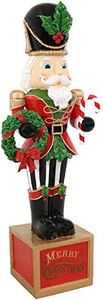 Sunnydaze Karl The Christmas Nutcracker 48" Resin Statue - Christmas Decoration for Indoor or Outdoor Use