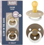 BIBS Colour Night Baby Pacifier 2-P