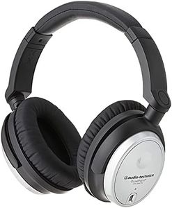 Audio Technica Audio-Technica ATH-ANC7B Quietpoint Active Noise-Cancelling Closed-Back Headphones with Control-Black