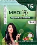 MEDI JU Anti Lice Shampoo Sachet 5ml For Men, Women & Children (Pack Of 100) | Lice Treatment Shampoo Sachet