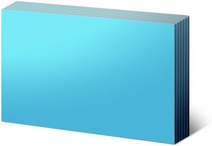 LLPT Dry Erase Magnetic Sheets 6 Packs 8.3" x 12.2" Reusable Washable No Adhesive Trimable Sticker Notes for Refrigerator Desktop Shelf DIY Whiteboard Color Blue (MSB912)