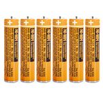 6 Pack HHR-4DPA NI-MH Rechargeable AAA Batteries for Panasonic 1.2V 700mAh AAA Rechargeable Battery for Cordless Phones