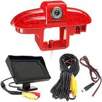 HD Brake Light Rear View Camera Roof Camera Parking Camera Night Vision Compatible with Opel Vivaro/Vauxhall/Combo/Renault Master/Trafic/Fiat Scudo/Talento/Movano/Nissan/Primastar/Citroen