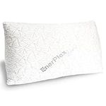 EnerPlex Shredded Memory Foam Pillow – King Size Cooling Pillow - CertiPUR-US Certified Machine-Washable Pillow w/Bamboo Cover