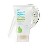 Green People Organic Babies Baby Wash & Shampoo - Fragrance Free - Vegan, Organic & Cruelty Free, 150ml