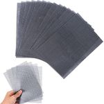 Screen Door Repair Kit Window Screen Repair Tape Black Waterproof Fiberglass Mesh Screen Patch Repair Kit for Covering Holes Tears Instantly (13cmX18m) 10PCS