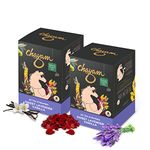 CHAYAM Lavender Vanilla Tea Bags | 20 Tea Bags, Pack of 2 | Natural Lavender Flower with Vanilla Extract | 100% Natural, No Added Sugar, Zero Calorie | Dessert Teas