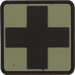 VooDoo Tactical 07-0990004000 Rubber First Aid Symbol Patch, OD