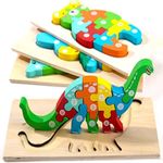 Ausale Puzlze Game- Wooden Toddler Puzzles Toys for Kids Ages 3-5 |AusaleToys for Toddlers 3 Years Old | Wooden Puzzles for Toddlers 3-5 Years | 4-Pack Toddler Puzzle Toddler Toys