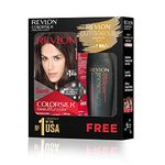 REVLON ColorSilk Hair Color with Keratin - 2N Brown Black - (with Outrageous Shampoo 90 ml) (3S10978F36721320)