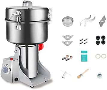 ExGizmo Swing Grain Mill 2500g,Electric Grain Grinder,Stainless Steel Grain Mill Grinder 4500W,High-speed Spice Herb Grinder Commercial Superfine Machine Dry Cereals Pulverizer 110V