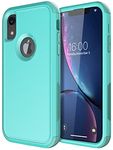 Diverbox for iPhone Xr Case [Shockproof] [Dropproof] [Dust-Proof],Heavy Duty Protection Phone Case Cover for Apple iPhone XR (Teal)