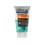 L'Oreal Paris Men Expert Face Wash Scrub for Men | Oil Controller, 100 Ml, 100 Milliliters