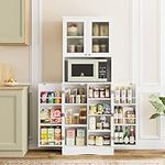 FOTOSOK Kitchen Pantry Storage Cabi