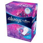 Always Radiant Pantiliners Regular Unscented 48 Count