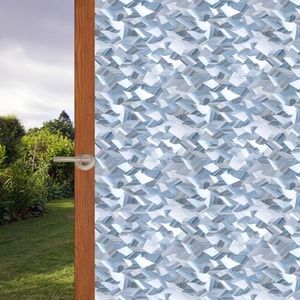 Arthome Window Film,90x254cm 3D Crystal Window No Glue Remoable Static Cling Anti-UV Window Sticker Self-Adhesive Vinyl Window Covering for Home Office Decor