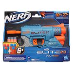 NERF Elite 2.0 Volt Sd-1 Blaster, 6 Darts, Light Beam Targeting, 2 Tactical Rails to Customize for Battle, Multicolor