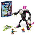 LEGO DREAMZzz 2-in-1 Grimkeeper the Cage Monster Figure Set, Transform Z-Blob into Mini-Plane or Hoverbike, With Minifigures from the TV Show, Toys for 7+ Years Old Kids, Boys, Girls 71455