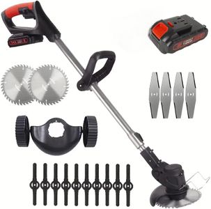 3200W Electric Brushcutter with 36V Lithium Battery, 4 Metal Blades, 10 Plastic Blades, AU Plug