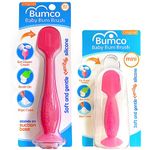 Diaper Cream Spatula + Mini Baby Bum Brush for Baby Butt Cream - Diaper Cream Applicator Set, Butt Spatula Baby Necessities, Bumco Diaper Cream Brush with Case, Pink